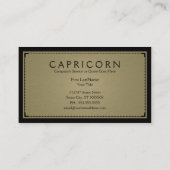 Capricorn-Raffinesse Visitenkarte (Rückseite)