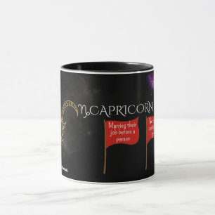Capricorn Red Flags Tasse Funny Zodiac-Geschenk