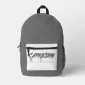 Capricorn-Reflektion Bedruckter Rucksack (Vorderseite)