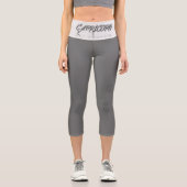 Capricorn-Reflektion Capri Leggings (Vorderseite)