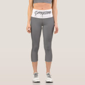 Capricorn-Reflektion Capri Leggings (Vorderseite)