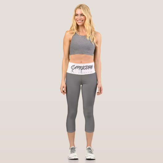 Capricorn-Reflektion Capri Leggings (Vorderseite)