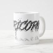 Capricorn-Reflektion Jumbo-Tasse (Vorderseite Rechts)