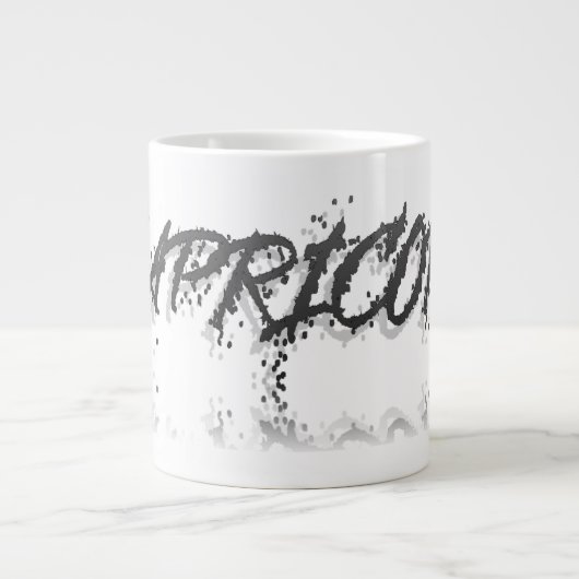 Capricorn-Reflektion Jumbo-Tasse (Vorderseite)