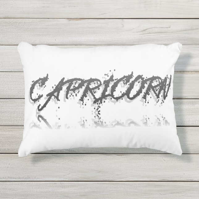 Capricorn-Reflektion Kissen Für Draußen (Vorderseite)
