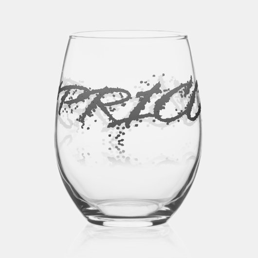 Capricorn-Reflektion Weinglas Ohne Stiel (Links)