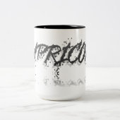 Capricorn-Reflektion Zweifarbige Tasse (Mittel)