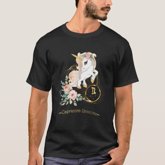 Capricorn Shirt Zodiac Unicorn Sign Astrology for  (Vorderseite)
