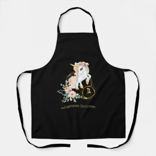 Capricorn Shirt Zodiac Unicorn Signaturastrologie Schürze
