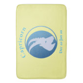 Capricorn signieren Thunder_Cove Badematte (Vorderseite Vertikal)