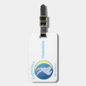 Capricorn signieren Thunder_Cove Gepäckanhänger (Vorderseite vertikal)