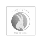 Capricorn signieren Thunder_Cove Gummistempel (Prägung)