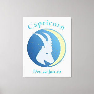 Capricorn signieren Thunder_Cove Leinwanddruck