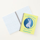 Capricorn signieren Thunder_Cove Notizblock (Innenseite)