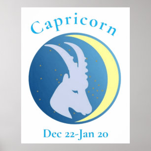 Capricorn signieren Thunder_Cove Poster
