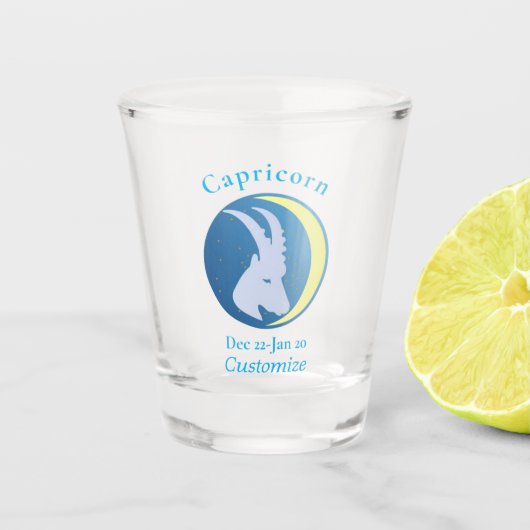 Capricorn signieren Thunder_Cove Schnapsglas (Vorderseite)
