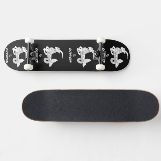 Capricorn-Silhouette Skateboard (Horizontal)