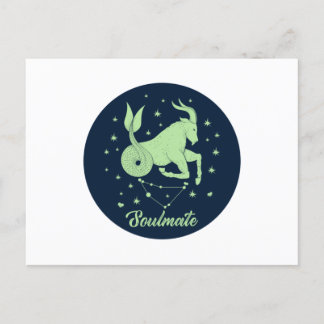Capricorn Soulmate | Zodiac-Zeichen | Seelenverwan Postkarte