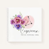 Capricorn Spiral Notebook Notizblock (Vorderseite)