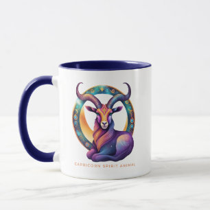 Capricorn Spirit Animal Moutain Goat Alebrije Tasse