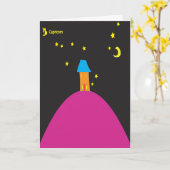 Capricorn Star Sign Geburtstagskarte Karte (Gelbe Blume)