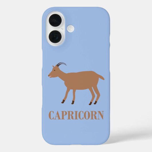 Capricorn Star Sign Goat Case-Mate iPhone Hülle (Rückseite)