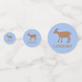 Capricorn Star Sign Goat Custom Konfetti (Rückseiten)
