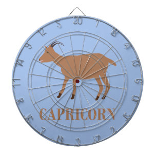 Capricorn Star Sign Goat Dartscheibe