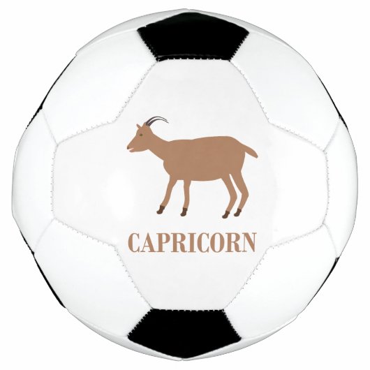 Capricorn Star Sign Goat Fußball (Vorderseite)