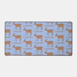 Capricorn Star Sign Goat Gemustert Schreibtischunterlage