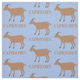 Capricorn Star Sign Goat Gemustert Stoff