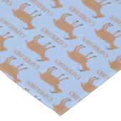 Capricorn Star Sign Goat Gemustert Tischdecke (Schrägansicht)
