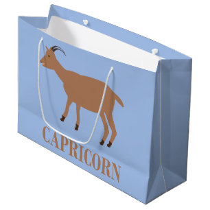 Capricorn Star Sign Goat Große Geschenktüte
