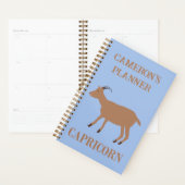 Capricorn Star Sign Goat Individuelle Name Planer (Anzeige)