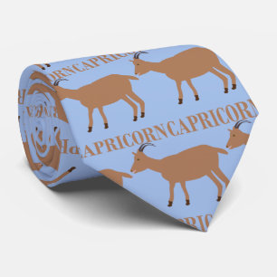 Capricorn Star Sign Goat Krawatte