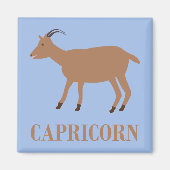 Capricorn Star Sign Goat Magnet (Vorne)