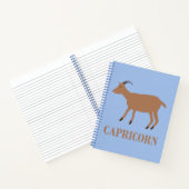 Capricorn Star Sign Goat Notizblock (Innenseite)
