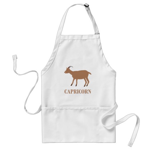 Capricorn Star Sign Goat Schürze (Vorne)