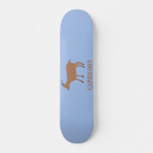 Capricorn Star Sign Goat Skateboard (Vorne)
