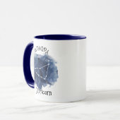 Capricorn Starry Night Constellation Individuelle  Tasse (Vorderseite Links)