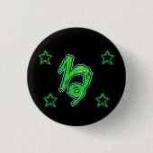 CAPRICORN Stars Button (Vorderseite)