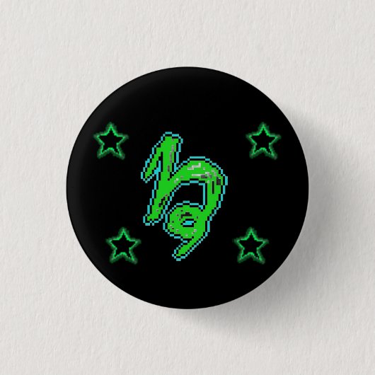 CAPRICORN Stars Button (Vorderseite)