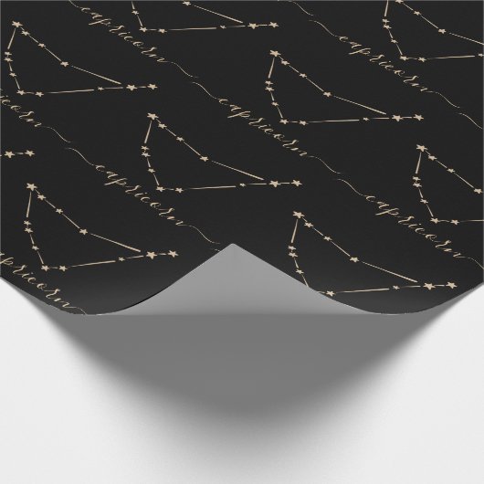 Capricorn-Sternbild Geschenkpapier (Ecke)