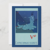 Capricorn-Sternbild, Vintages Zodiak, Astrologie (Vorderseite)