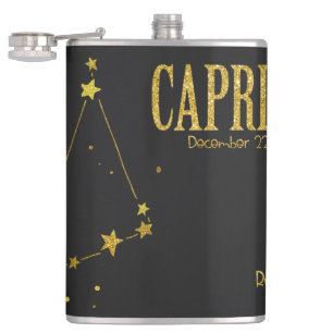 Capricorn-Sternzeichen Flachmann