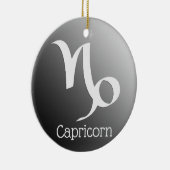 Capricorn Sun Sign Zodiac Symbol Keramik Ornament (Rechts)