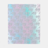 Capricorn-Symbol auf der Mutter von Pearl Nacre De Fleecedecke (Vorderseite)