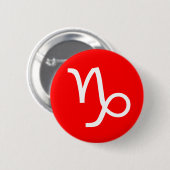 Capricorn-Symbol Button (Vorne & Hinten)