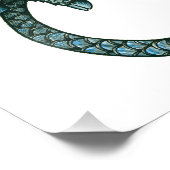 Capricorn-Symbol Fotodruck (Ecke)