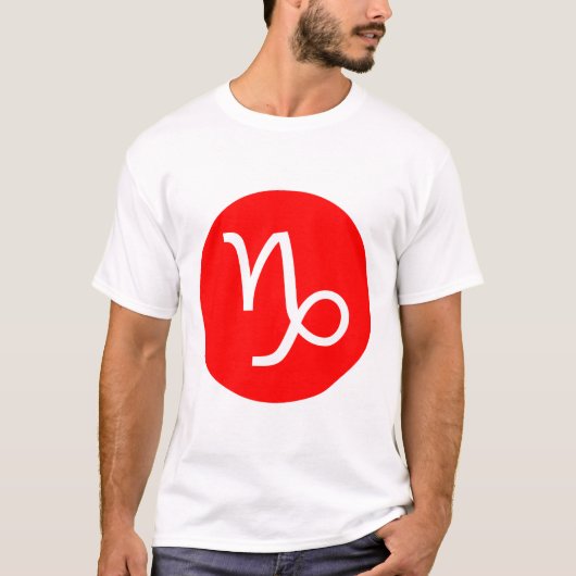 Capricorn-Symbol T-Shirt (Vorderseite)